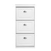 Shoe Rack Cabinet 18 Pairs 3-tier White Sena