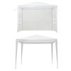 Gazebo 3x3m Marquee Wedding Party Tent Outdoor Camping Side Wall Canopy Window Panel White