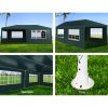 Gazebo 3×6 Outdoor Marquee Side Wall Party Wedding Tent Camping – Green