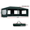 Gazebo 3×6 Outdoor Marquee Side Wall Party Wedding Tent Camping – Green