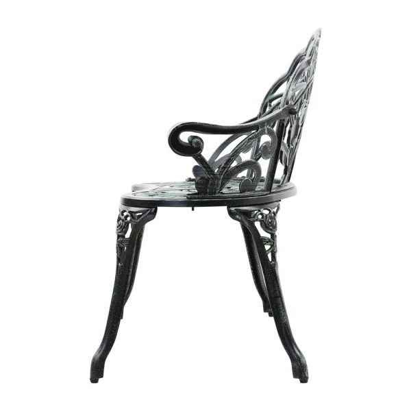 Victorian Garden Bench – Green