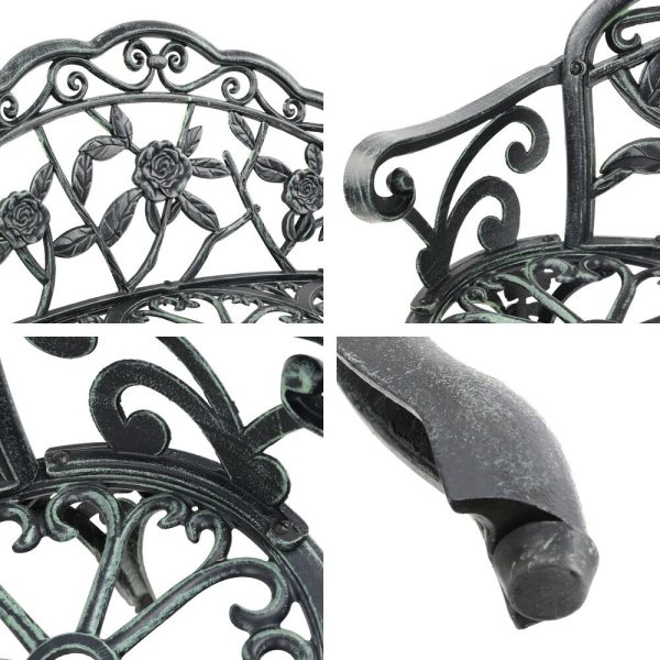 Victorian Garden Bench – Green