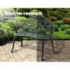 Victorian Garden Bench – Green