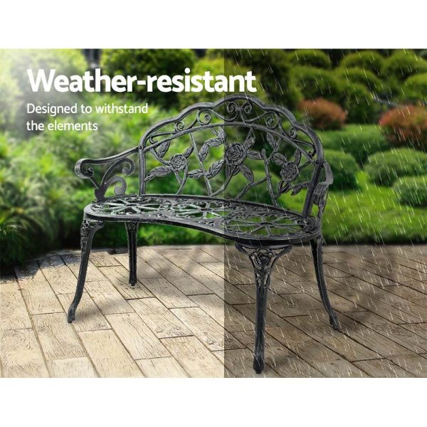 Victorian Garden Bench – Green