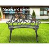 Victorian Garden Bench – Green