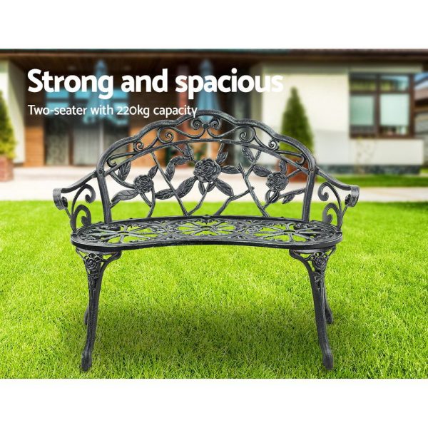 Victorian Garden Bench – Green