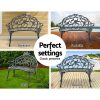 Victorian Garden Bench – Green