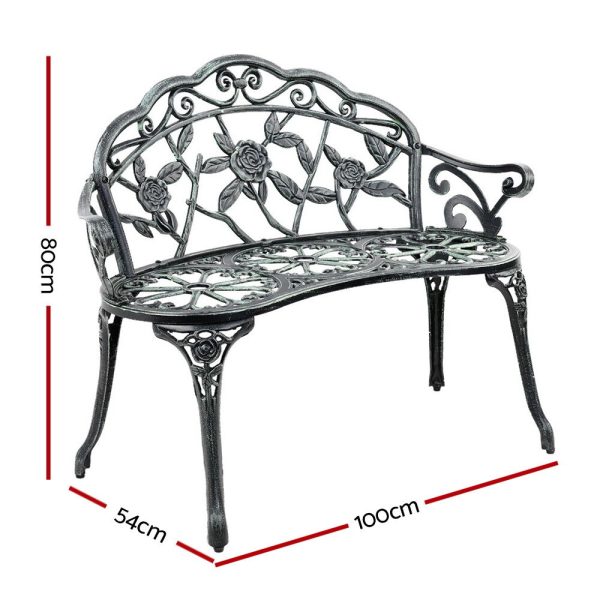 Victorian Garden Bench – Green