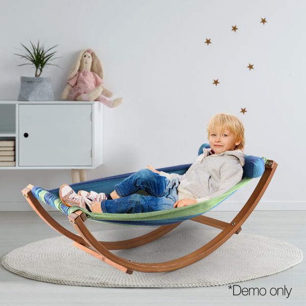Hammock Bed Outdoor Camping Kids Timber Hammock Rocking