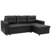 Hackney 3-Seater Corner Sofa Bed Storage Lounge Chaise Couch