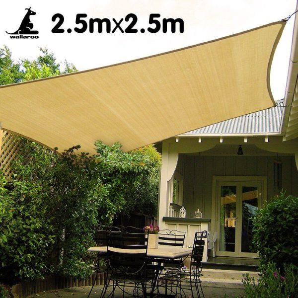 Wallaroo Square Shade Sail – Sand