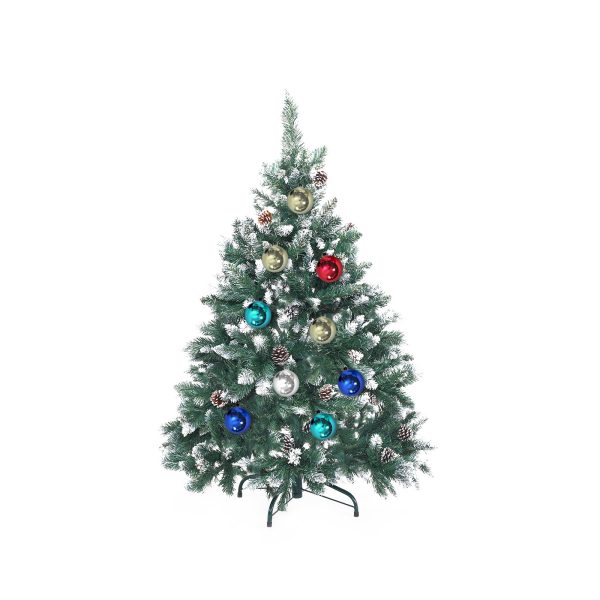 Home Ready 210cm 1290 tips Green Snowy Christmas Tree Xmas