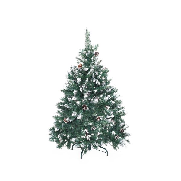 Home Ready 210cm 1290 tips Green Snowy Christmas Tree Xmas