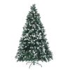Home Ready 210cm 1290 tips Green Snowy Christmas Tree Xmas