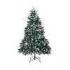 Home Ready 210cm 1290 tips Green Snowy Christmas Tree Xmas