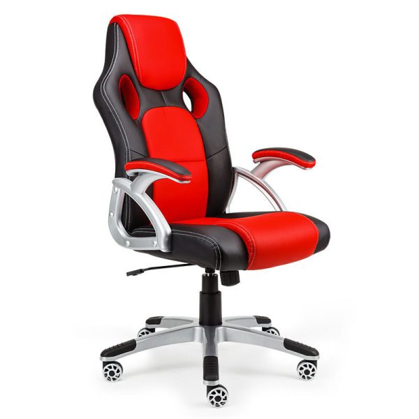 OVERDRIVE Racing Office Chair Seat Executive Computer Gaming PU Leather Deluxe.