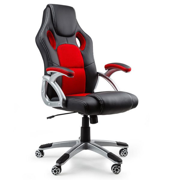 OVERDRIVE Racing Office Chair Seat Executive Computer Gaming PU Leather Deluxe.