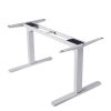 FORTIA Height Adjustable Standing Desk Frame Only Sit Stand Electric Office