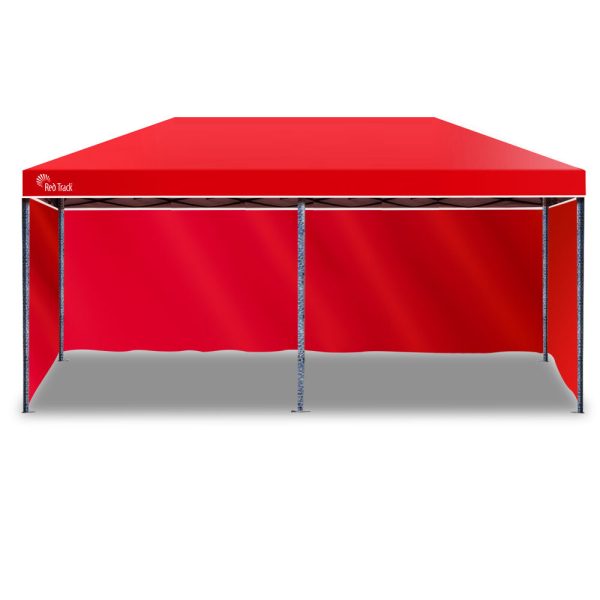 Red Track 3x6m Folding Gazebo Shade Outdoor Foldable Marquee Pop-Up
