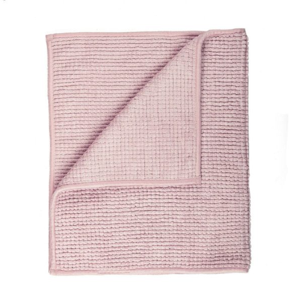 Microfiber Shower & Bathroom Bath Mat Non Slip Soft Pile Design