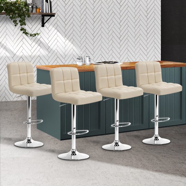 PU Leather Gas Lift Bar Stools