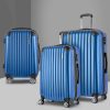 Luggage Trolley Set Travel Suitcase Hard Case Carry On Bag