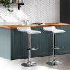 PU Leather Wave Style Bar Stools