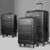 Luggage Trolley Travel Suitcase Set TSA Lock Hard Case