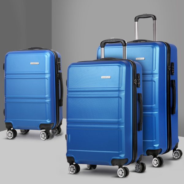 Luggage Trolley Travel Suitcase Set TSA Lock Hard Case