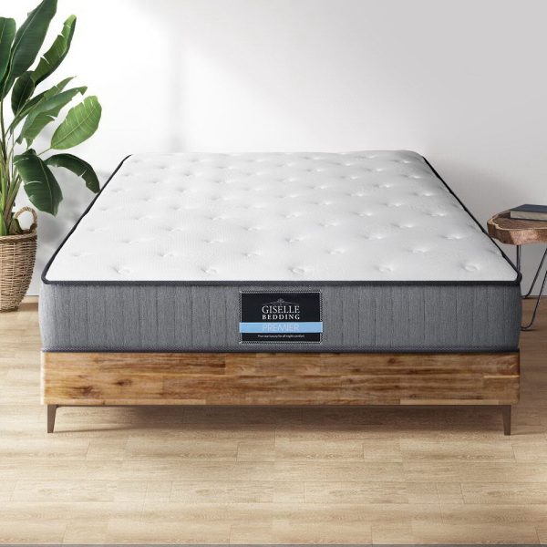 Battle Bedding Mattress Extra Firm Pocket Spring Foam Super Firm 23cm