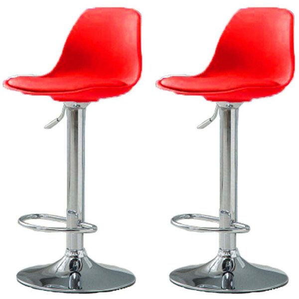 Bar Stools Kitchen Bar Stool Leather Barstools Swivel Gas Lift Counter Chairs x2 BS8402