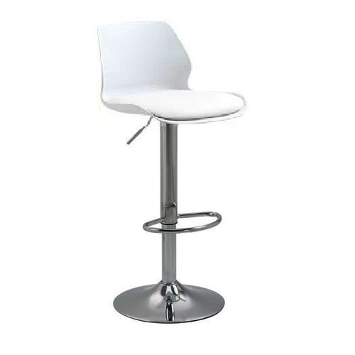 Bar Stools Kitchen Bar Stool Leather Barstools Swivel Gas Lift Counter Chairs x2 BS8404
