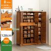 Bamboo Large Capacity Storage Shelf Shoe Rack Cabinet