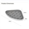 Ecoco Bathroom Corner Shower Shelf Corner Shower Caddy Shower Storage Organizer Wall Mounted for Bathroom, Kitchen, Toilet