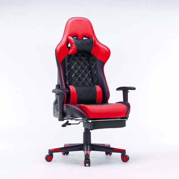 Gaming Chair Ergonomic Racing chair 165° Reclining Gaming Seat 3D Armrest Footrest