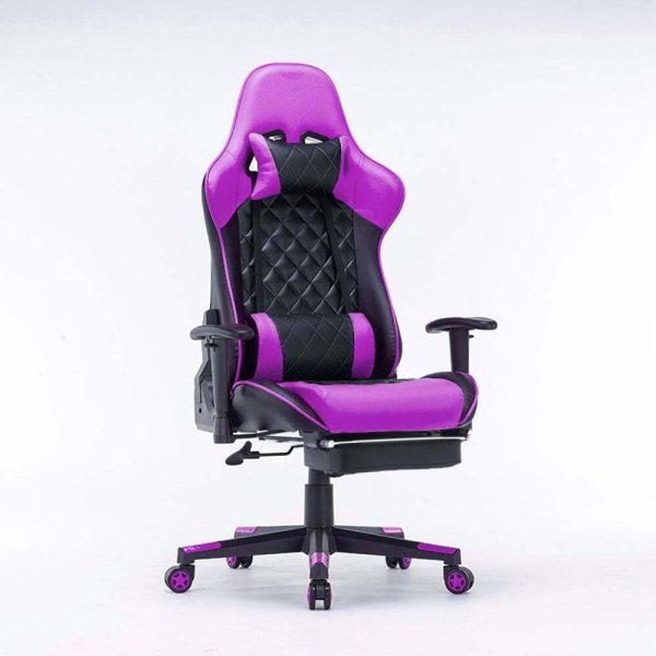 Gaming Chair Ergonomic Racing chair 165° Reclining Gaming Seat 3D Armrest Footrest