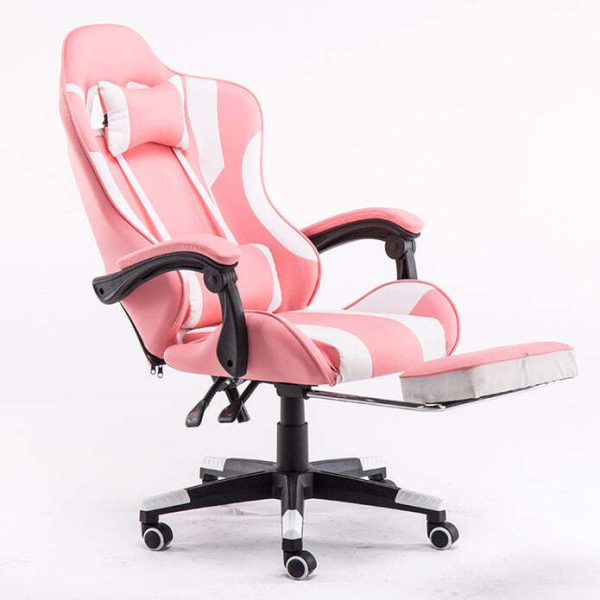 Gaming Chair Office Computer Seating Racing PU Executive Racer Recliner Large