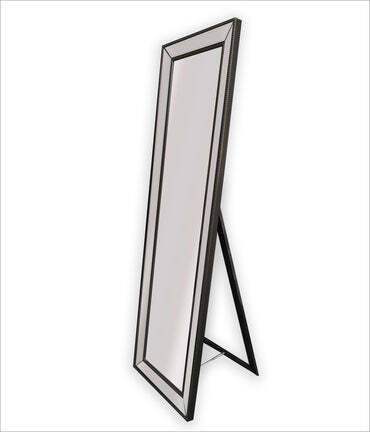Beaded Framed Mirror – Free Standing 50cm x 170cm