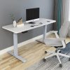 Standing Desk Height Adjustable Sit Stand Motorised Black Dual Motors Frame