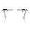 Standing Desk Height Adjustable Sit Stand Motorised Black Dual Motors Frame