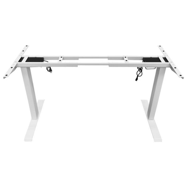 Standing Desk Height Adjustable Sit Stand Motorised Black Dual Motors Frame