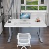 Standing Desk Height Adjustable Sit Grey Stand Motorised Single Motor Frame