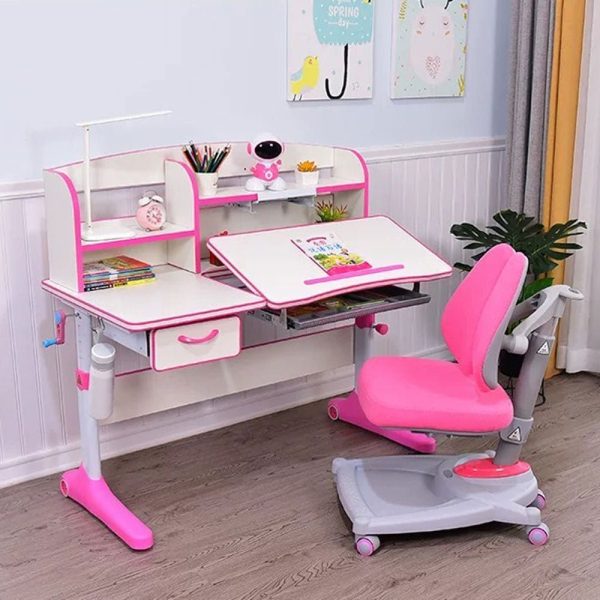 120cm Height Adjustable Children Kids Ergonomic Study Desk AU