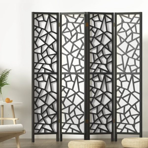 Carencro Room Divider Screen Privacy Wood Dividers Stand