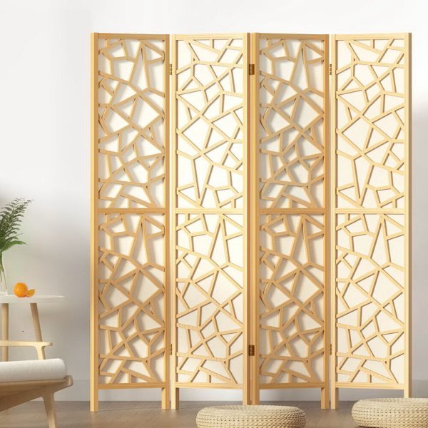 Carencro Room Divider Screen Privacy Wood Dividers Stand