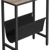 Phillipsburg Industrial Side Table with Magazine Holder Sling and Metal Structure