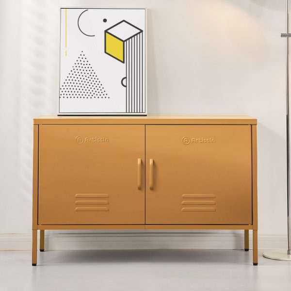 Buffet Sideboard Locker Metal Storage Cabinet