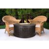 Swampscott Wooden Round Side Table Sofa End Tables