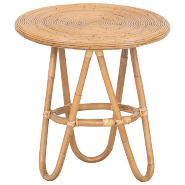 Crocus Rattan Round Coffee Table – Natural