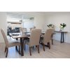 Begonia Dining Set 180cm Live Edge Table Fabric Chair Mango Wood